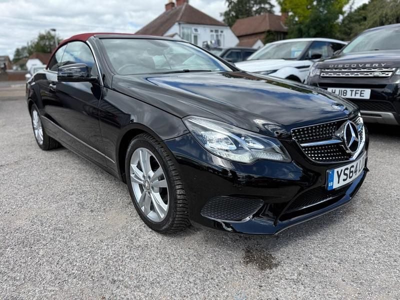 Black Used 2015 Mercedes E220 SE Cabriolet | £9,395 (Fair price) - Image 1/4