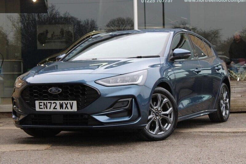 Blue Used 2023 Ford Focus ST-Line Hatchback | £18,195 (A bit pricey) - Image 1/4