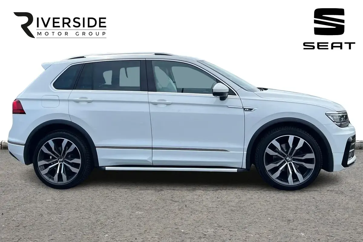Used VW Tiguan R-line 150 HP (110 kW) 2018 Pure white SUV