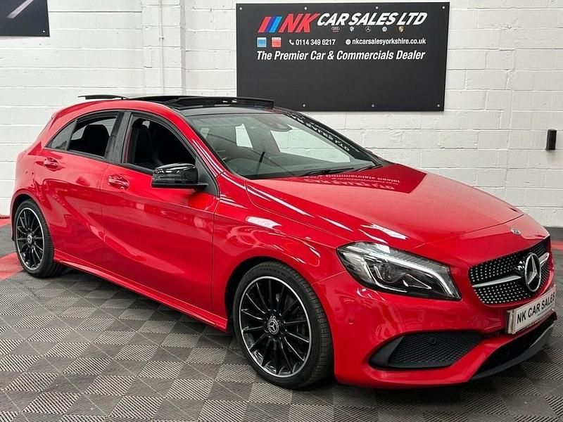 Red Used 2018 Mercedes A200 AMG line Hatchback | £14,995 (Expensive) - Image 1/4