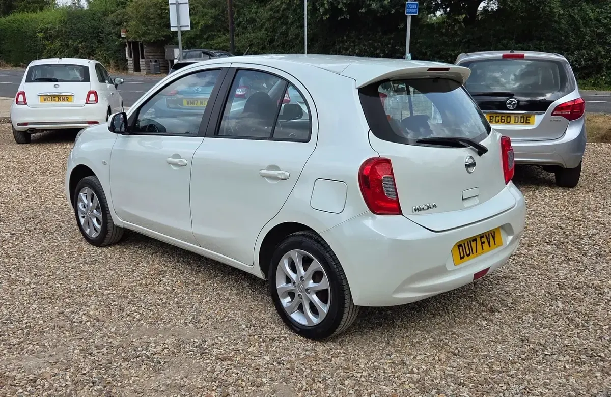 Used Nissan Micra Acenta 2017 White Hatchback
