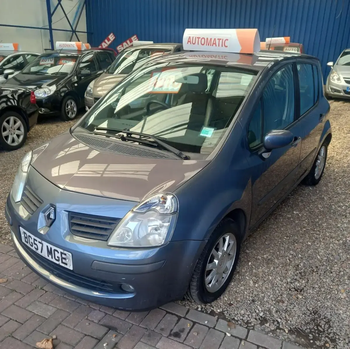 Used Renault Modus Dynamique 112 HP (82 kW) 2007 Blue MPV