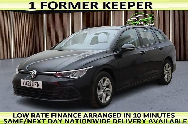 Used VW Golf VIII S 115 HP (84 kW) 2021 Black Estate
