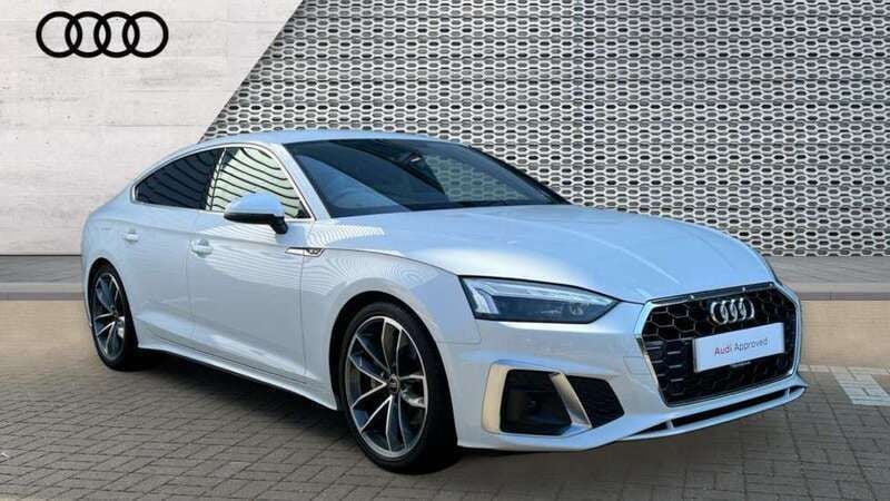 White Used 2022 Audi A5 Sportback S-Line Hatchback | £27,418 (Fair price) - Image 1/4