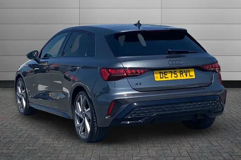 Used Audi A3 Black Edition 150 HP (110 kW) 2025 Grey Hatchback