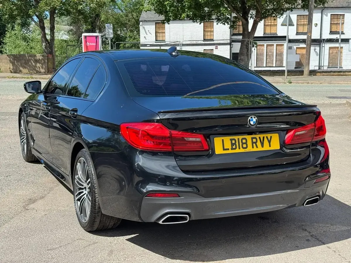 Used BMW 520 M Sport 2018 Black Sedan