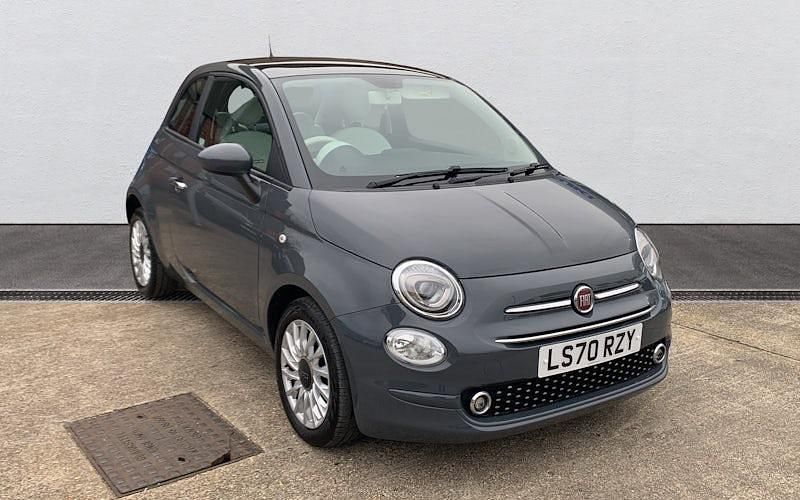 Used Fiat 500 Lounge 69 HP (50 kW) 2020 Grey Hatchback
