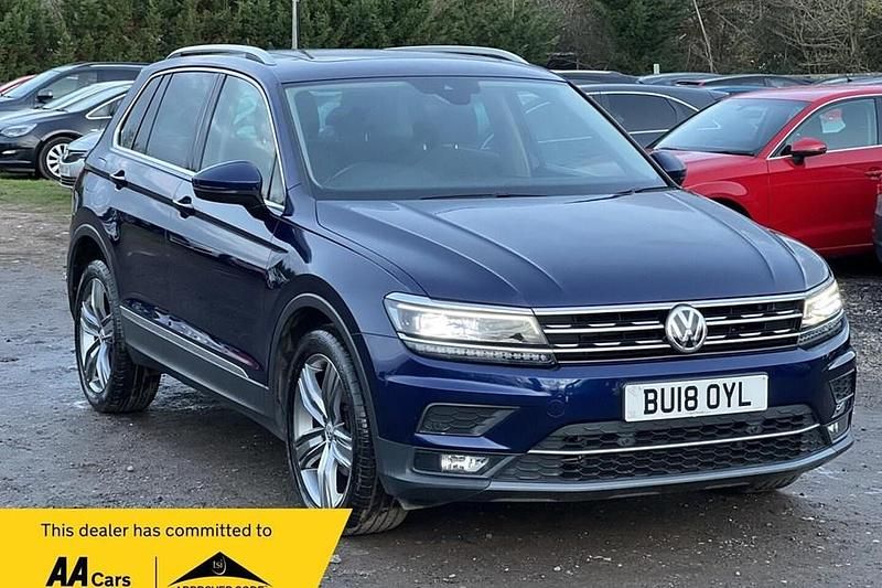 Used VW Tiguan SEL 150 HP (110 kW) 2018 Blue SUV