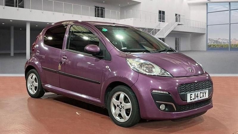 Mauve/purple Used 2014 Peugeot 107 Allure Hatchback | £2,500 (Good price) - Image 1/4