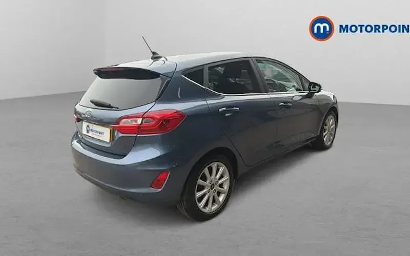 Used Ford Fiesta Titanium 101 HP (74 kW) 2019 Blue Hatchback