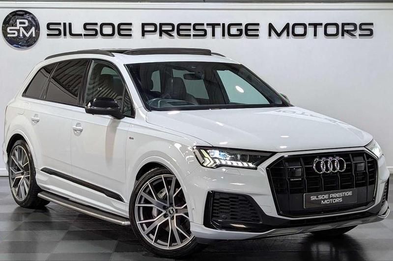 White Used 2021 Audi Q7 Comfort SUV | £43,495 (A bit pricey) - Image 1/1
