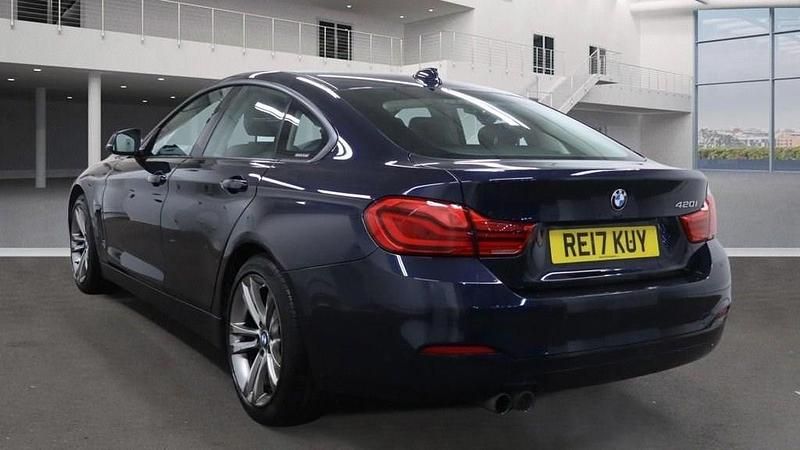 Used BMW 420 Sport Line 184 HP (135 kW) 2017 Blue Coupe
