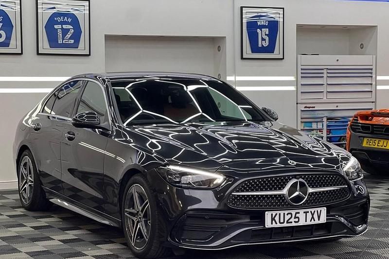 Grey Used 2025 Mercedes C200 AMG line Sedan | £30,500 (Fair price) - Image 1/1