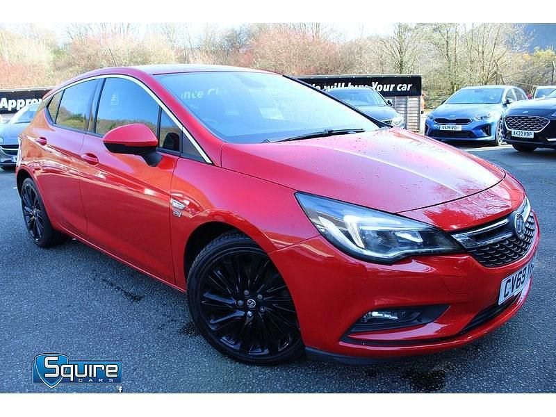 Used Vauxhall Astra S 136 HP (100 kW) 2019 Red Hatchback