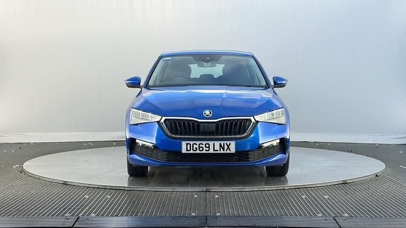 Used Skoda Scala SE 115 HP (84 kW) 2019 Blue Hatchback