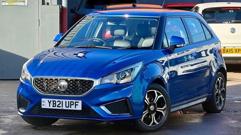 Used MG MG3 Exclusive 106 HP (77 kW) 2021 Blue Hatchback