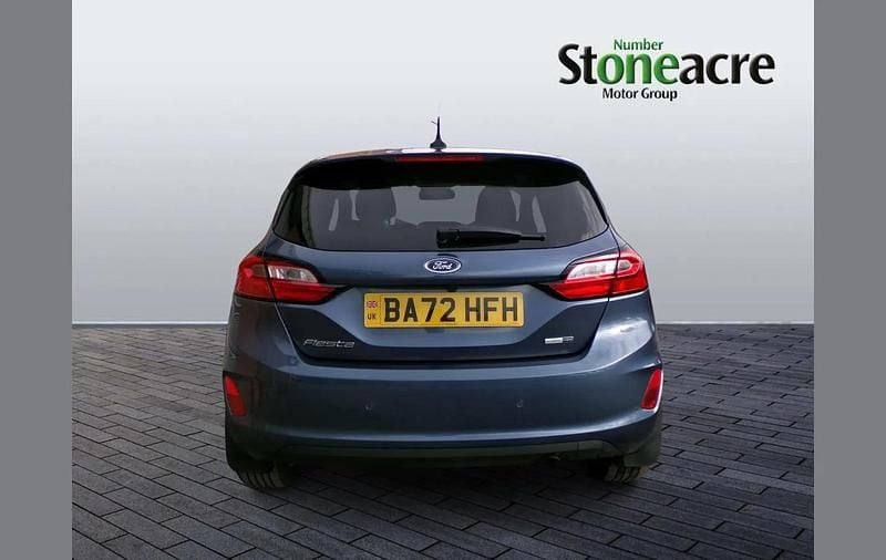 Used Ford Fiesta Titanium 125 HP (91 kW) 2022 Blue Hatchback