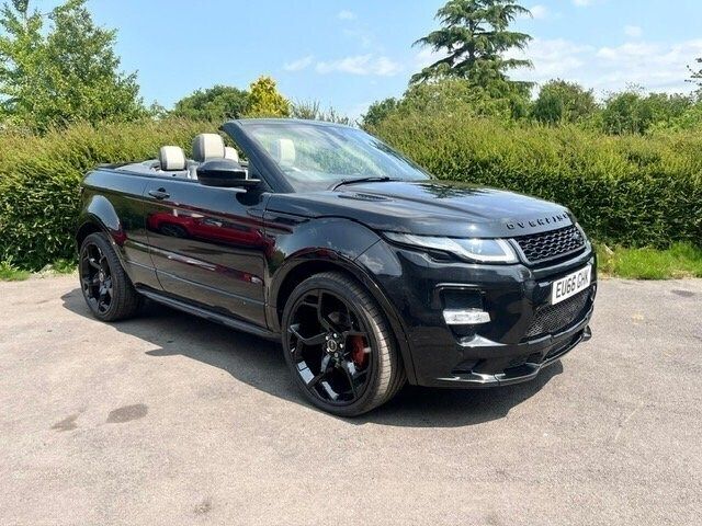 Black Used 2016 Land Rover Range Rover evoque HSE Dynamic Cabriolet | £19,450 (Expensive) - Image 1/4