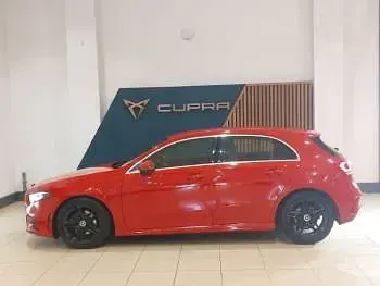 Used Mercedes A200 Executive 163 HP (119 kW) 2019 Red Hatchback