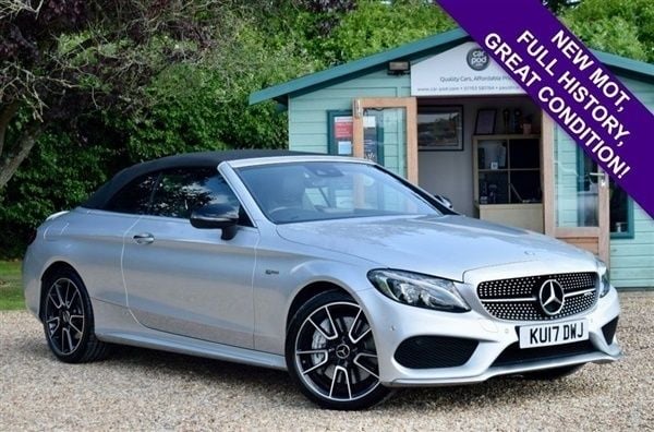Silver Used 2017 Mercedes C43 AMG Premium Plus Cabriolet | £21,995 (Good price) - Image 1/1