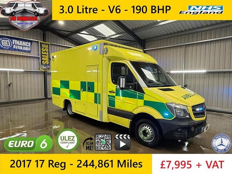 Used Mercedes Sprinter 190 HP (139 kW) 2017 Yellow