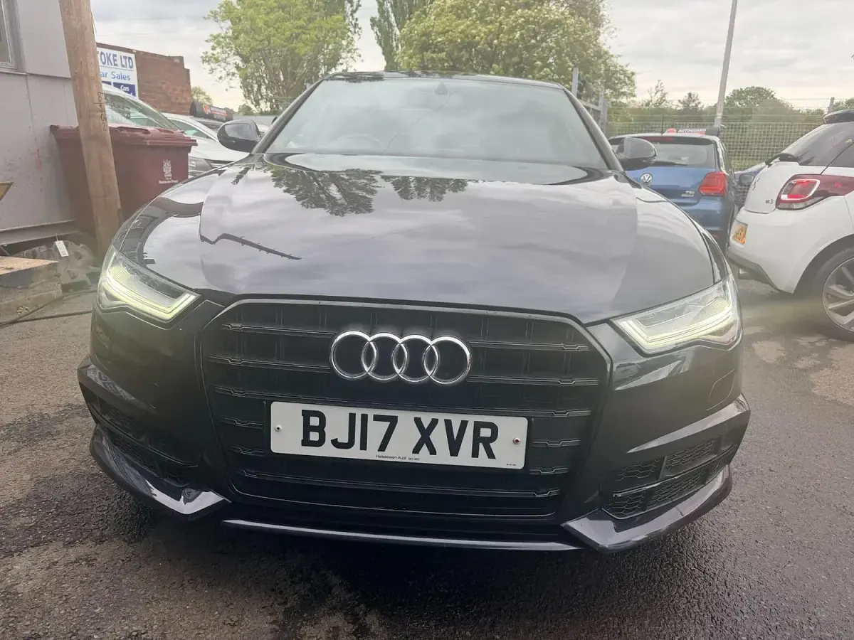 Used Audi A6 Black Edition 190 HP (139 kW) 2017 Blue Sedan