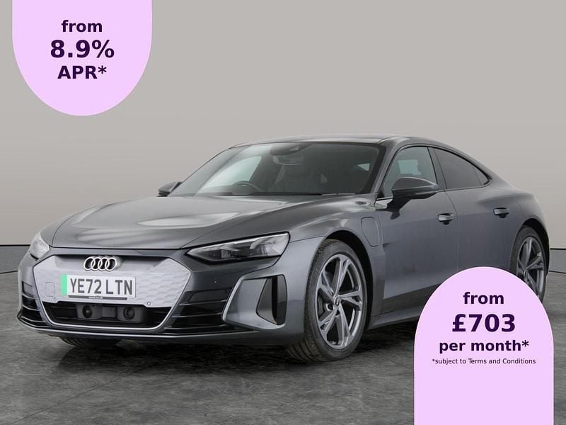 Grey Used 2022 Audi e-tron GT quattro Advanced Sedan | £41,965 (Good price) - Image 1/2