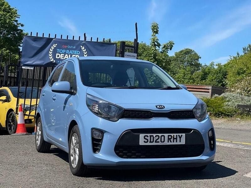 Used Kia Picanto 83 HP (61 kW) 2020 Blue Hatchback