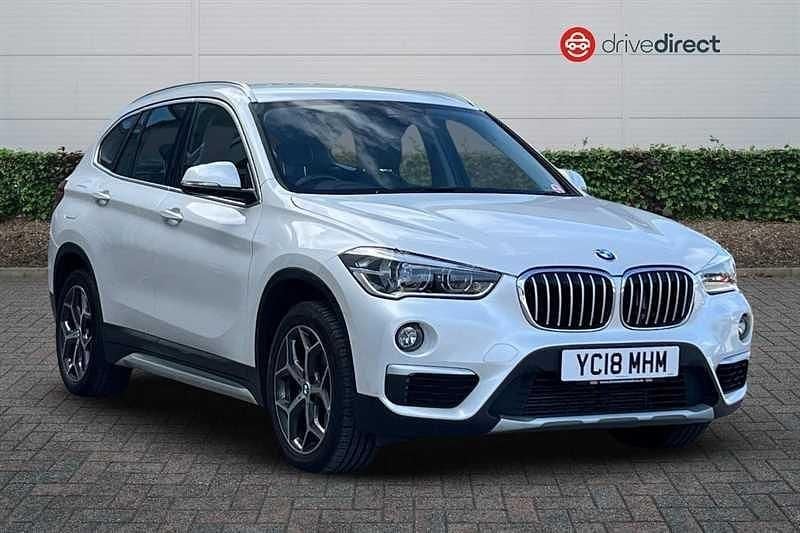 White Used 2018 BMW X1 xLine SUV | £15,125 (Fair price) - Image 1/4