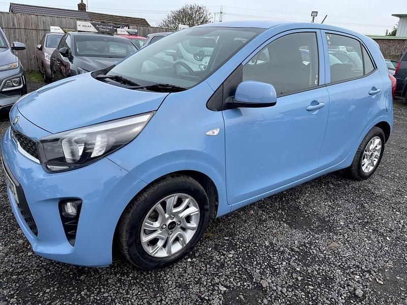 Used Kia Picanto 83 HP (61 kW) 2018 Blue Hatchback