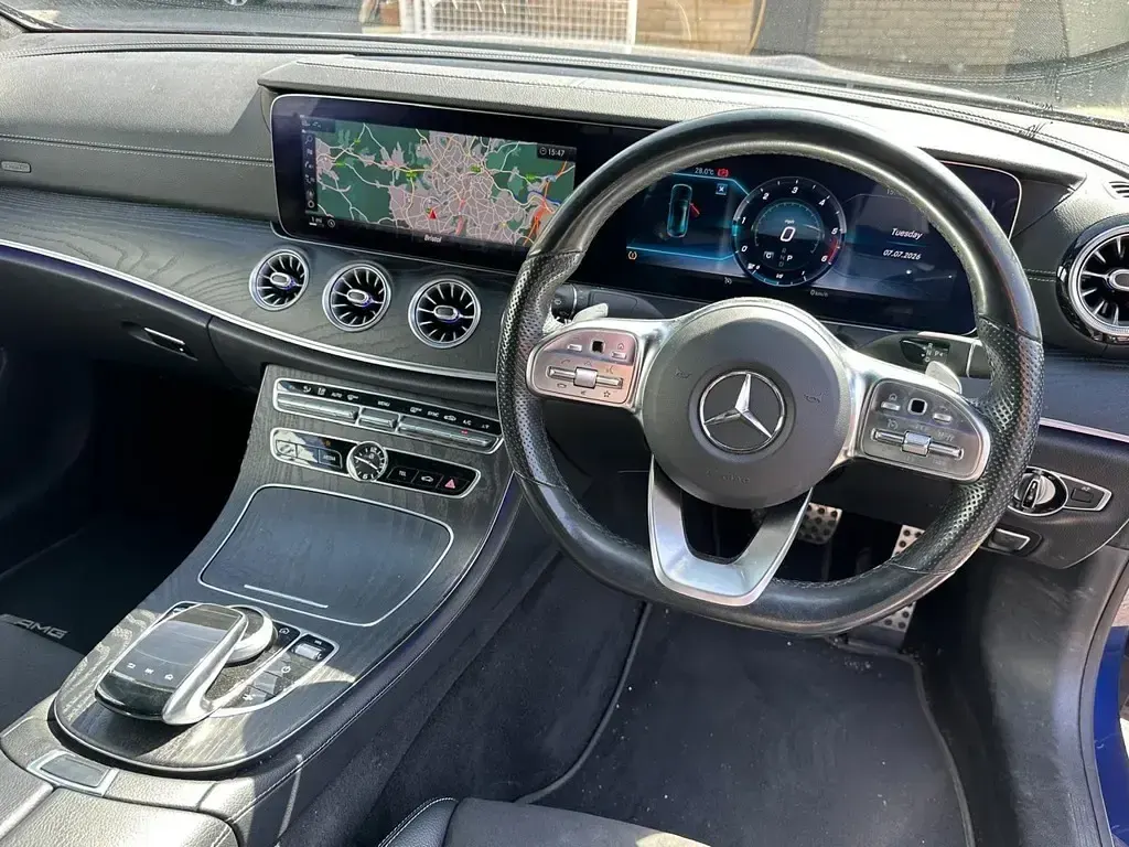 Used Mercedes E220 AMG Line Premium 2020 Blue Coupe