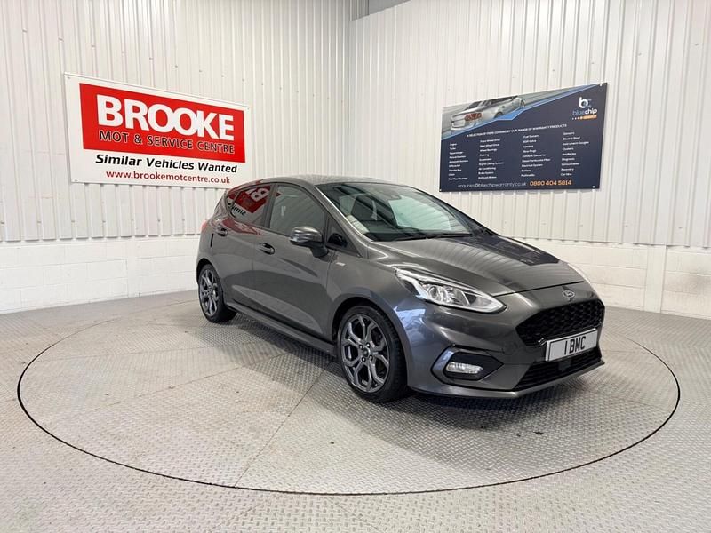 Used Ford Fiesta ST-Line 125 HP (91 kW) 2019 Grey Hatchback