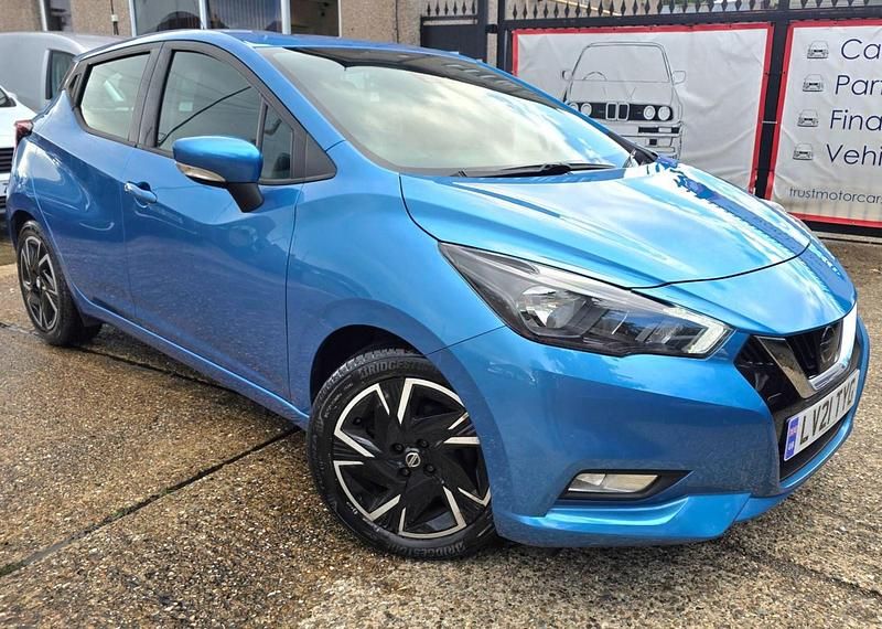 Used Nissan Micra Acenta 2021 Blue Hatchback