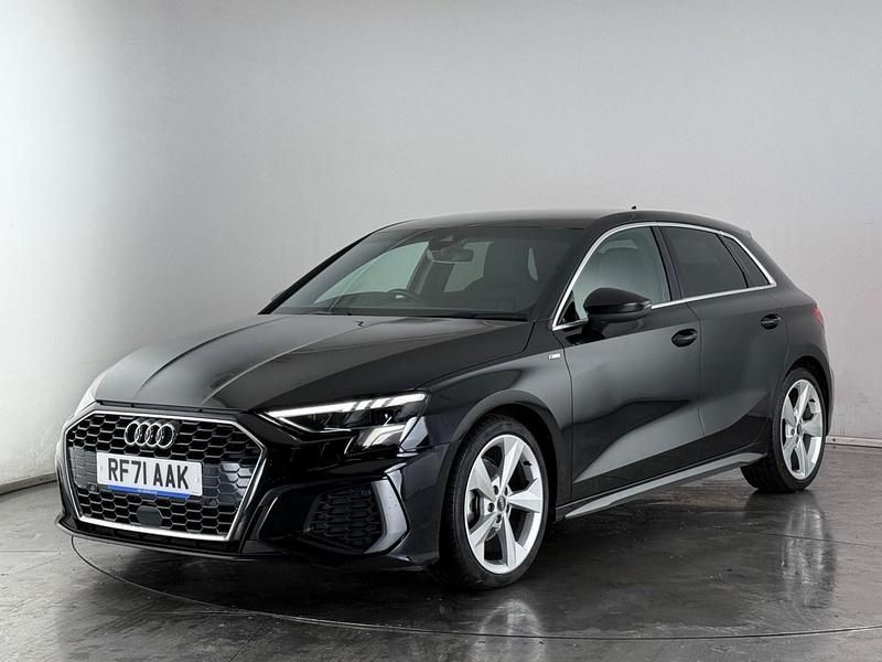 Used Audi A3 Sportback S-Line 2022 Black Hatchback