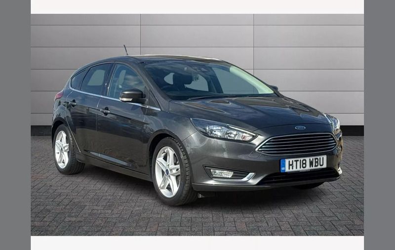 Grey Used 2018 Ford Focus Titanium Hatchback | £10,195 (Good price) - Image 1/4