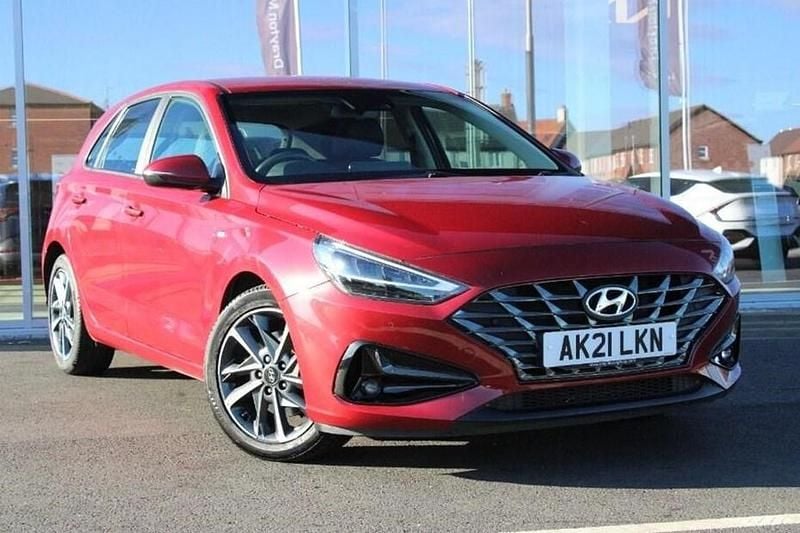 Red Used 2021 Hyundai i30 Premium Hatchback | £11,896 (Fair price) - Image 1/1