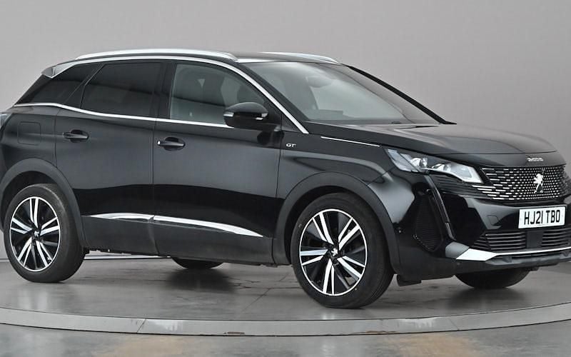 Black Used 2021 Peugeot 3008 Premium SUV | £18,999 (Fair price) - Image 1/4