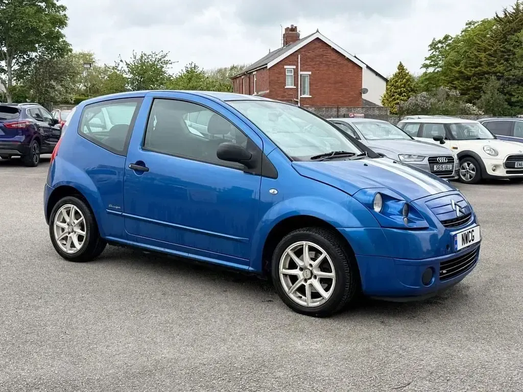 Used Citroën C2 60 HP (44 kW) 2008 Blue Hatchback