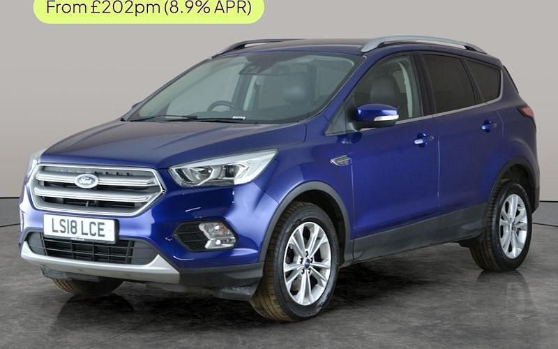 Used Ford Kuga Titanium 150 HP (110 kW) 2018 Blue SUV