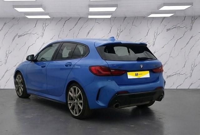 Used BMW M135 Comfort Edition 306 HP (225 kW) 2020 Blue Hatchback