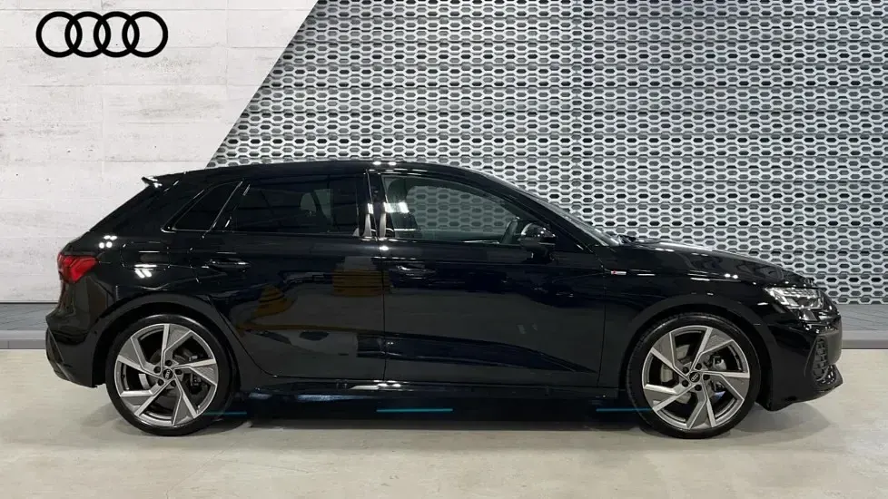 New Audi A3 Black Edition 150 HP (110 kW) 2025 Black