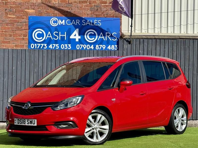 Used Vauxhall Zafira Tourer SRi 2018 Red MPV