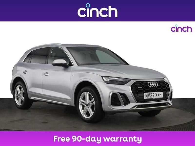 Silver Used 2022 Audi Q5 S-Line SUV | £29,269 (Good price) - Image 1/3