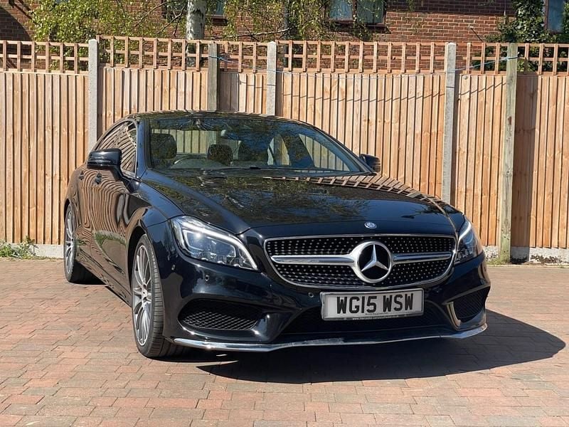 Black Used 2015 Mercedes CLS220 AMG line Coupe | £14,000 (Fair price) - Image 1/4