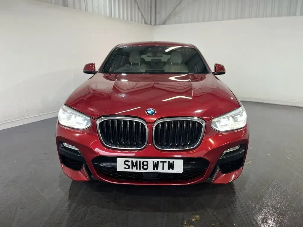 Used BMW X4 M Sport 190 HP (139 kW) 2018 Red SUV