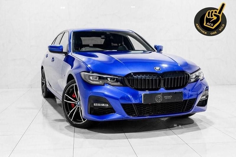 Blue Used 2022 BMW 330e M Sport Sedan | £21,500 (Fair price) - Image 1/4