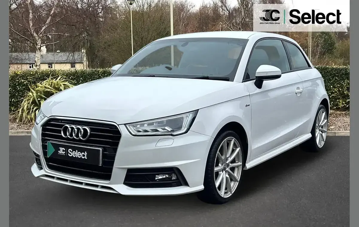 Used Audi A1 S-Line 123 HP (90 kW) 2017 White Hatchback