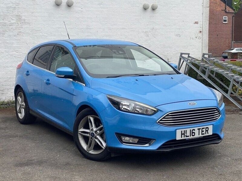 Blue Used 2016 Ford Focus Titanium Hatchback | £5,000 (Good price) - Image 1/4