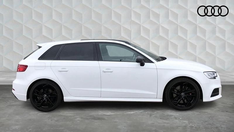 Used Audi S3 Sportback Black Edition 296 HP (217 kW) 2020 White Hatchback