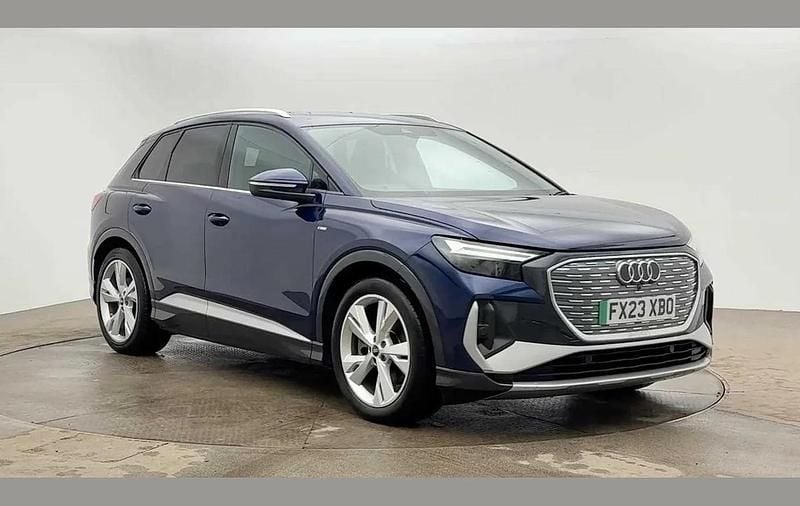 Used Audi Q4 e-tron S-Line 150 kW (204 HP) 2023 Blue SUV